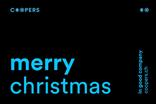 Frohe Weihnachten von Coopers