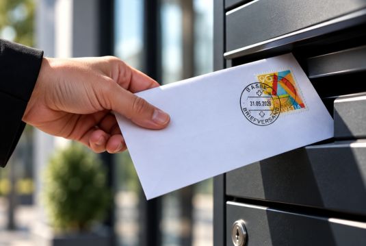 «Kündigungsfristen in der Schweiz» mit Kalender-Icon, das den letzten Tag des Monats markiert, und kleinem Schweizerkreuz.